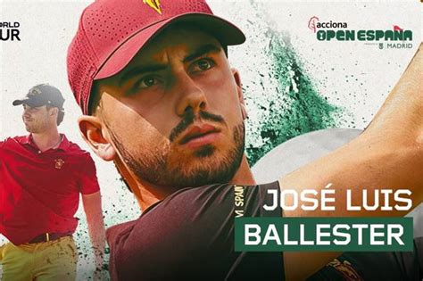 José Luis Ballester estará en el Acciona Open de España.